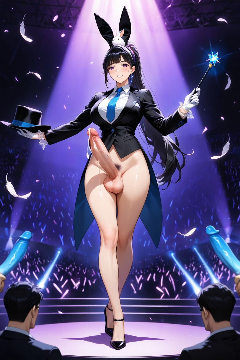 Thigh Exposed, 跨性别, Sleeves AI黄漫
