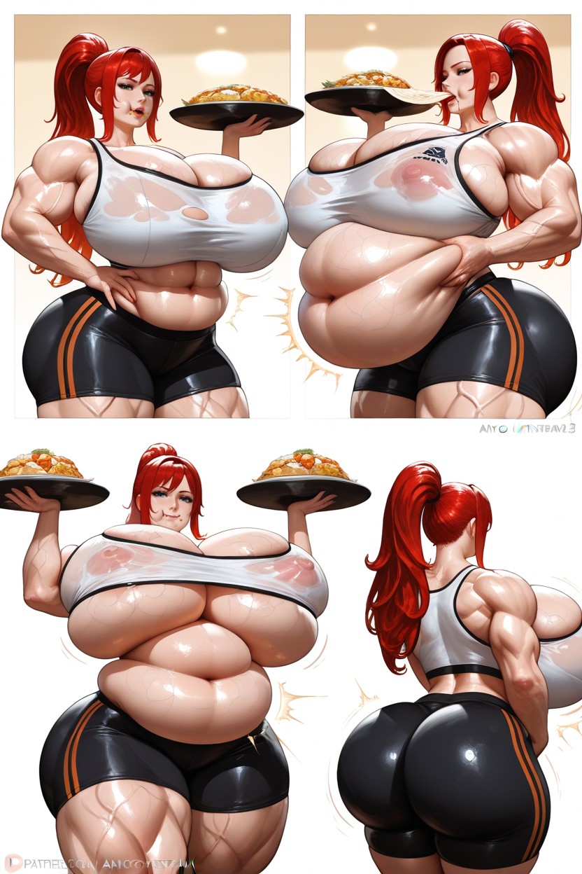 Overflowing Breasts, Gigantic Breasts, 티팬티 헨타이 AI 포르노