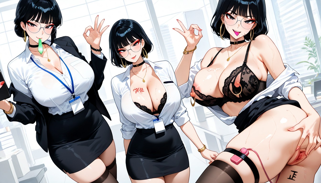 K-pop Idol, Close Up Breast, Skirt Hentai AI Porn