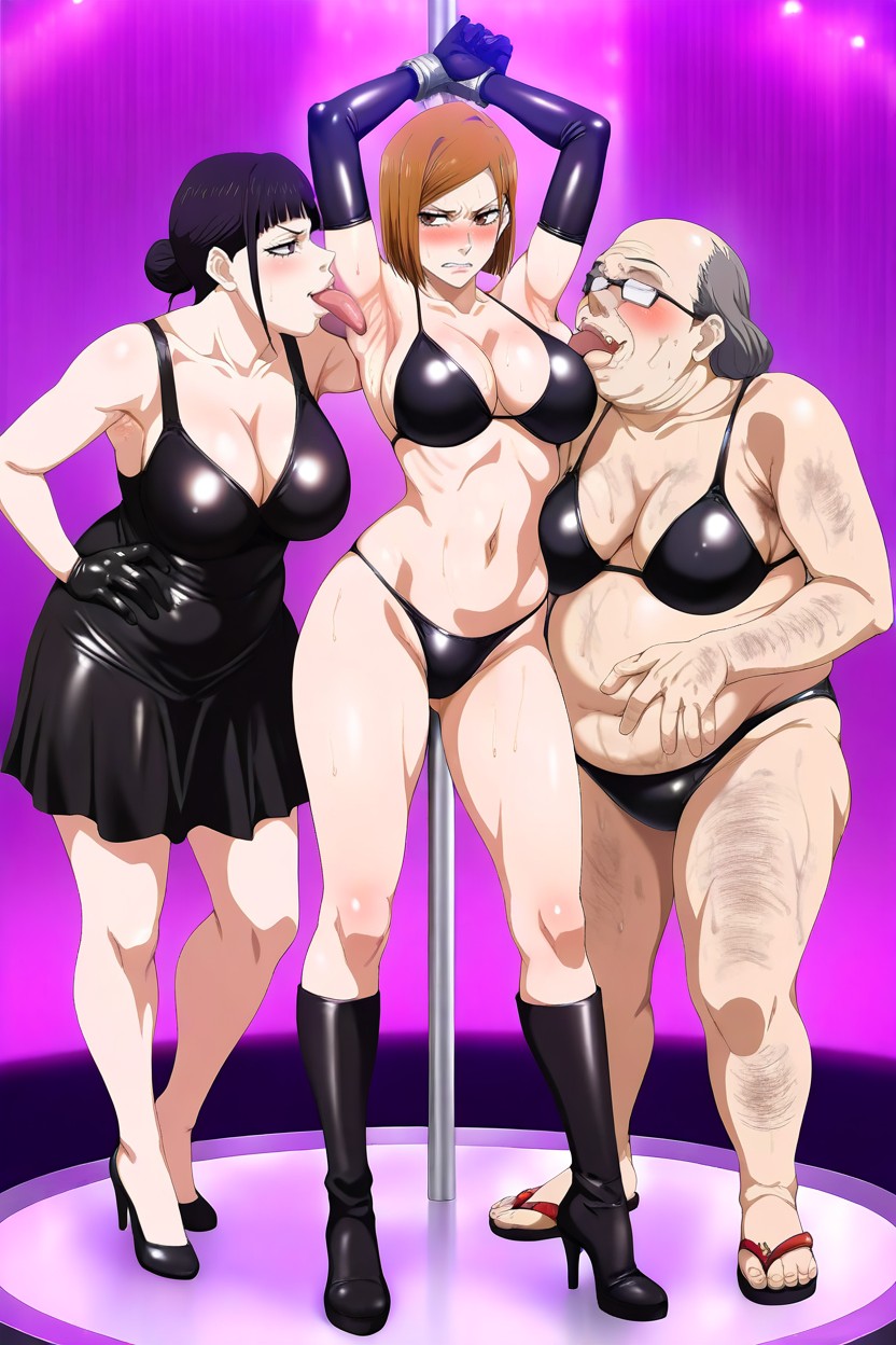 Arms, Full Body, Delgada Hentai IA
