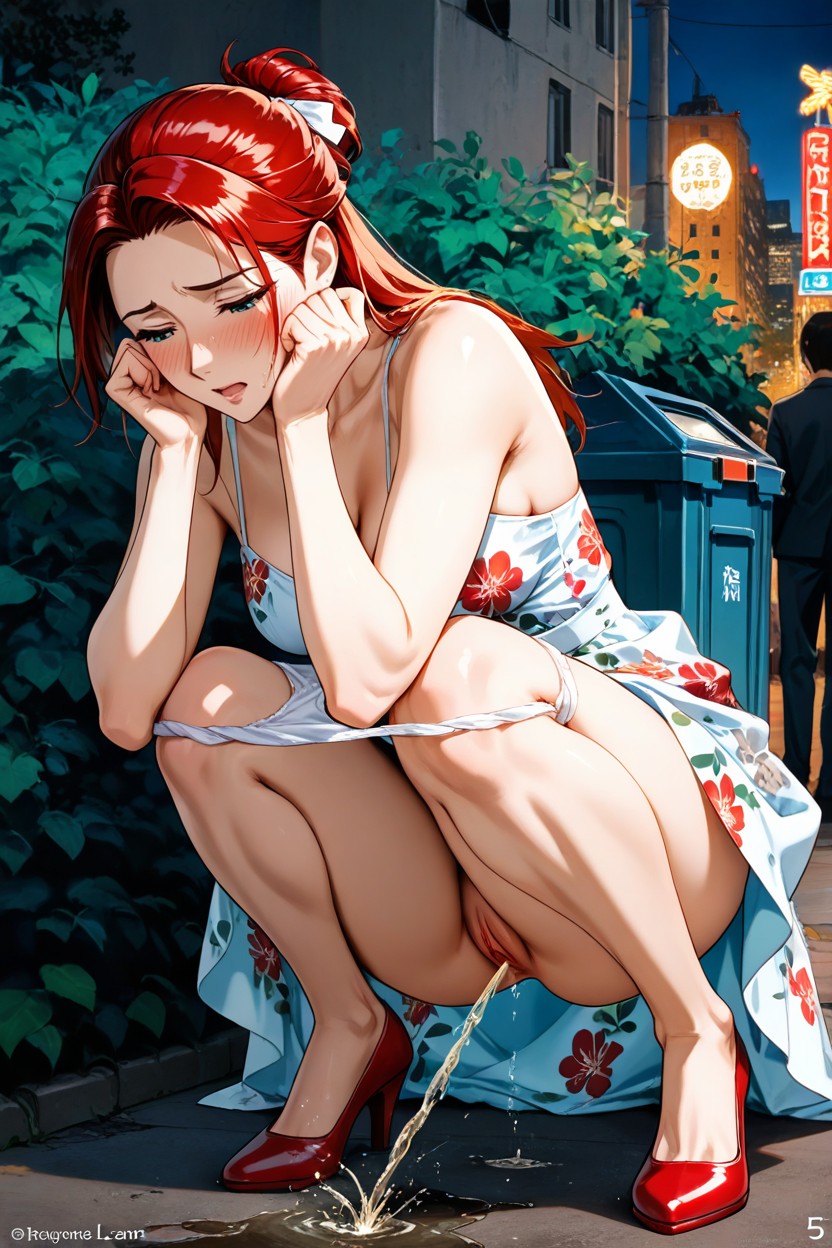 Petersburg City Night Festival, Garbage Bins, Vagina Hentai IA