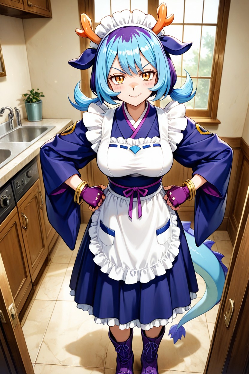 Medium Breasts, Boots, Frills Hentai IA