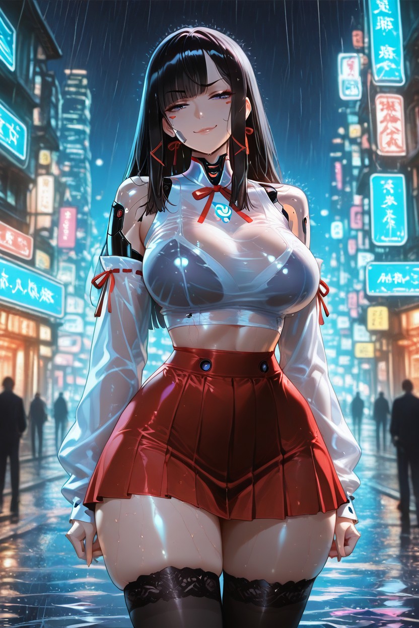 Pechos Grandes, Android, Femenino Hentai IA