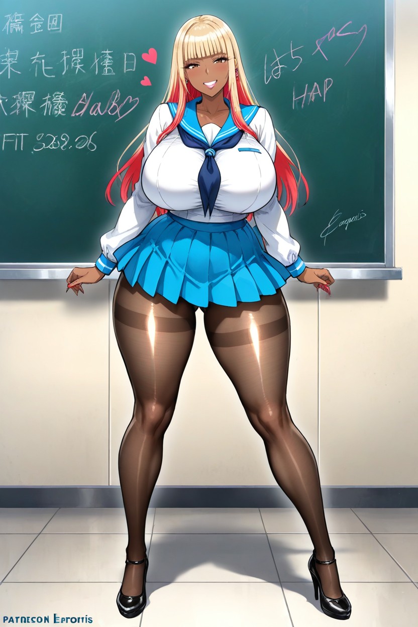 Love Hearts, Mini Falda, Big Ass Hentai IA