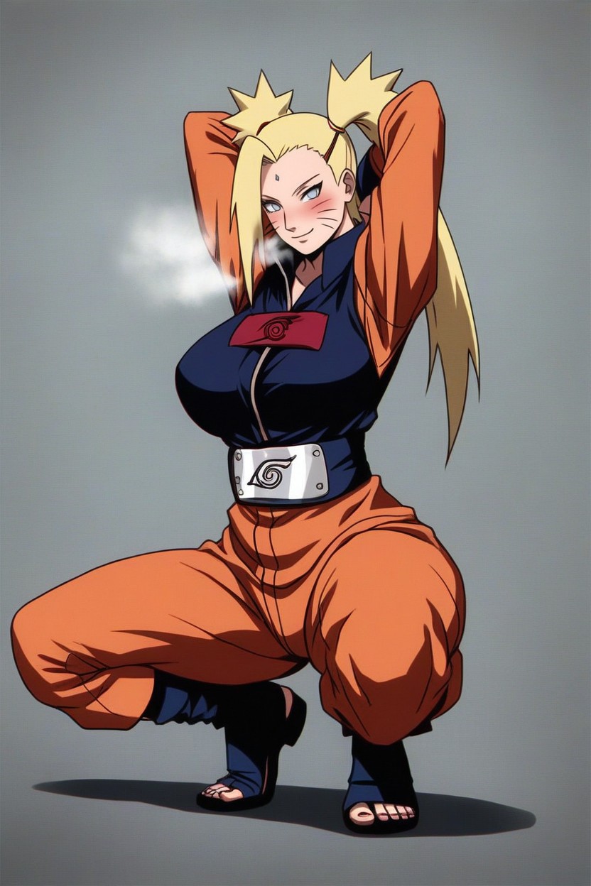 Naruto Outfit, Agachada, 25+ Hentai IA