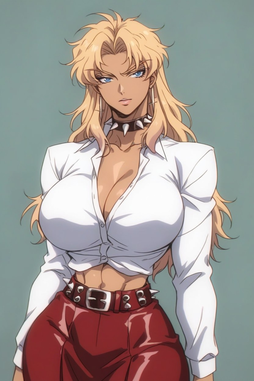 Giant Hips, V Line Eyebrows, Gyaru Hentai AI Porn