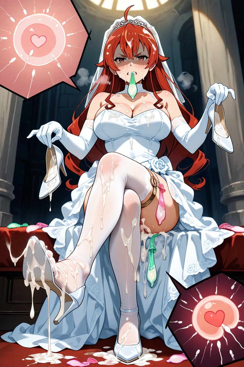 Condom, After Sex, Cum On Shoes Hentai AI Porn