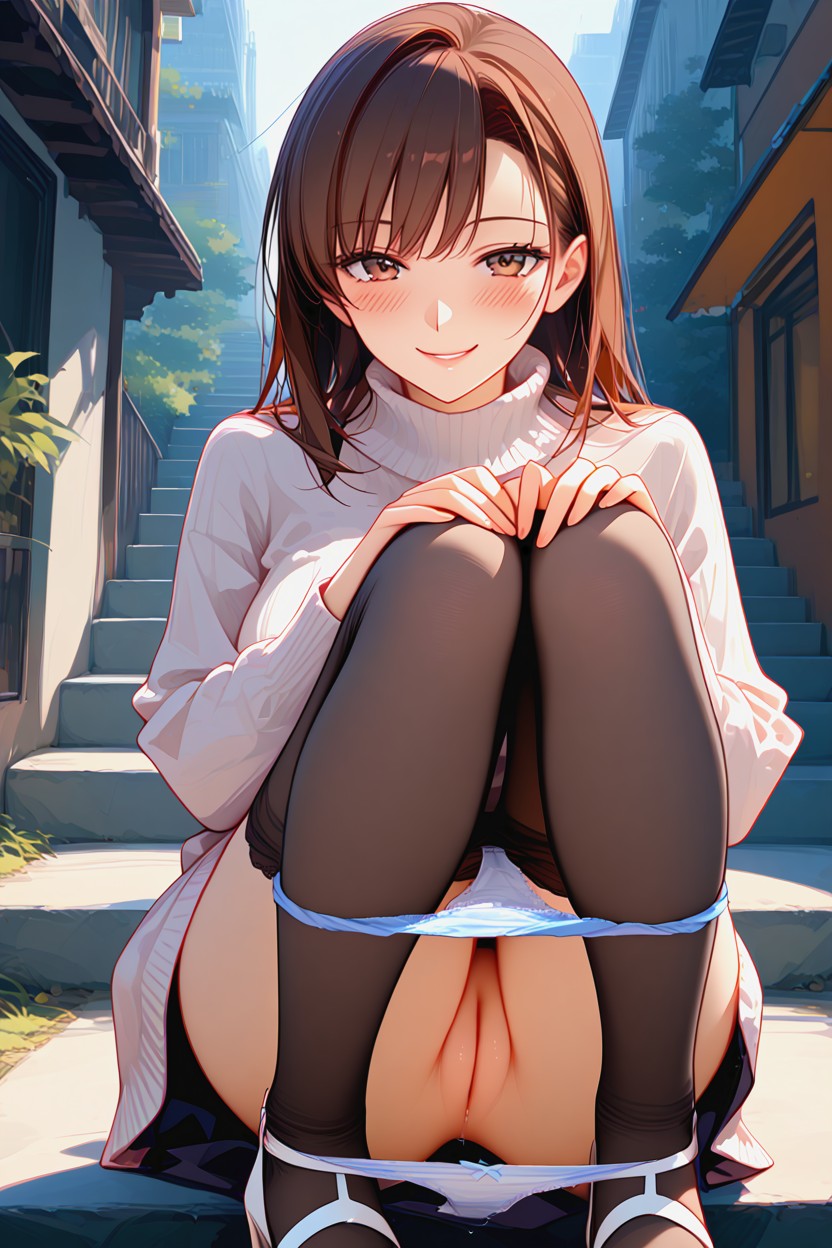 Kirie Kojima From Women Bravo, Straight Layered Hair With Outward Ends, 50+ Hentai AI Porn