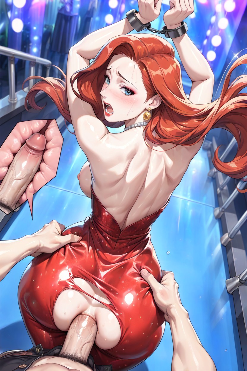 Skinny, Dutch Angle, Cover Image Hentai AI Porn
