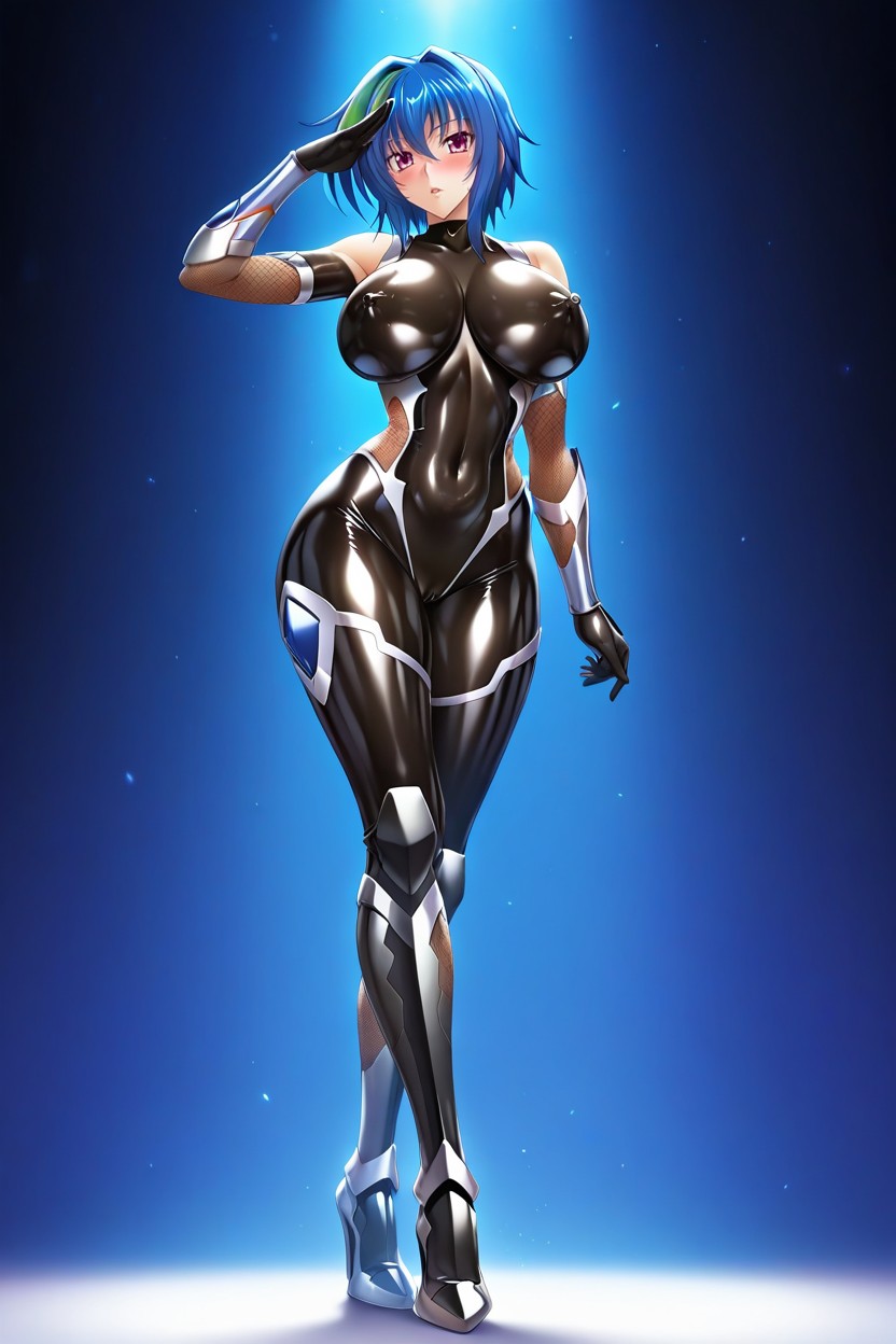 Open The Eyes, Low Angle, Tight Latex Bodysuit Hentai AI Porn