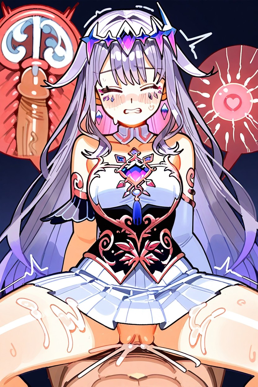 Uterus, Hair Flaps, Bridal Gauntlets Hentai AI Porn
