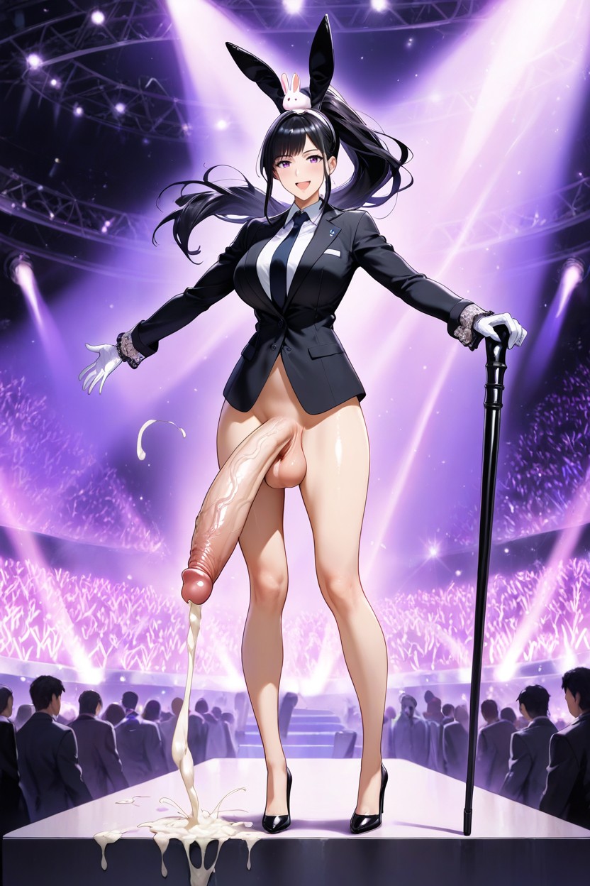 No Wearing Underwear, Delgada, Sleeves Hentai IA