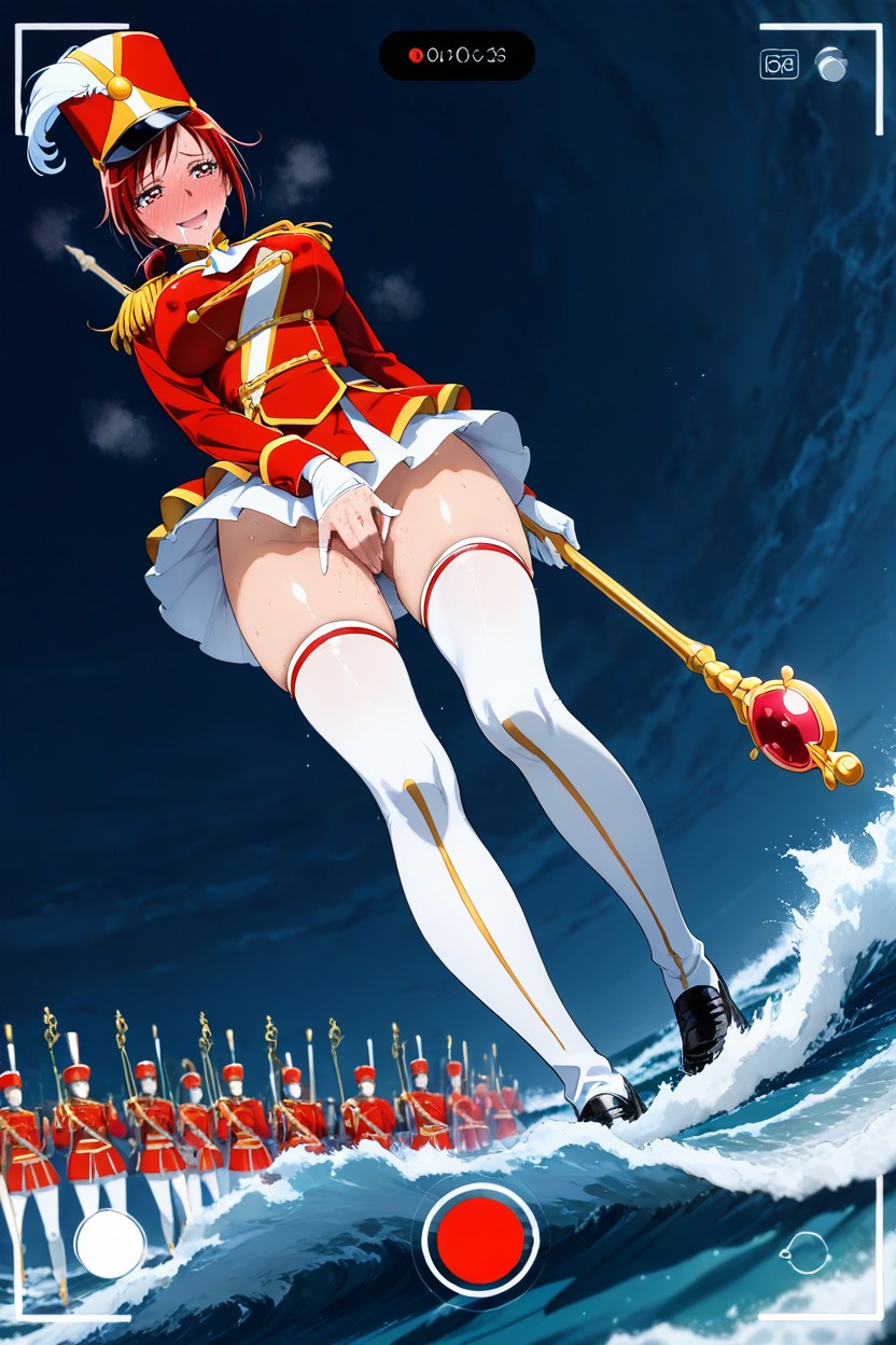 Marching Band Parade, Blush, Panty Shot Hentai AI Porn