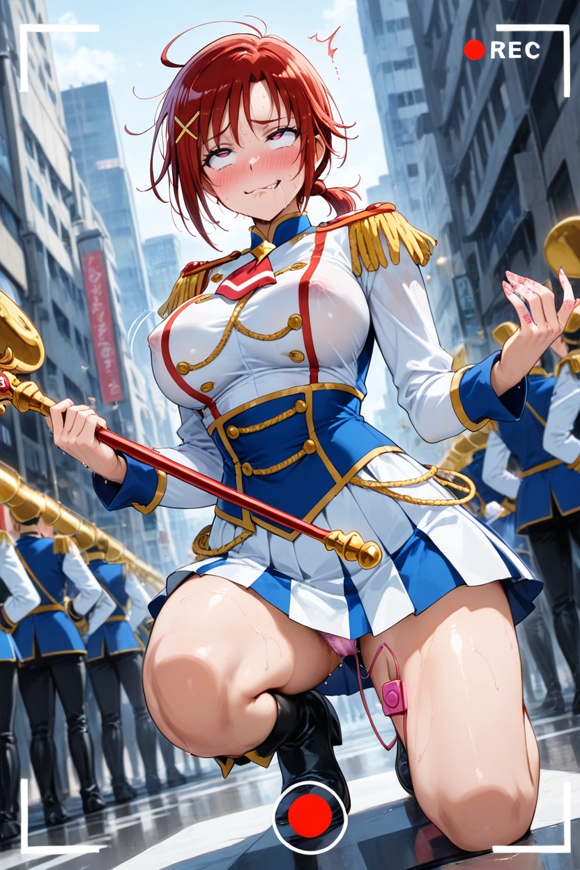 One Knee Raised, Blur On Crotch, 25+ Hentai AI Porn