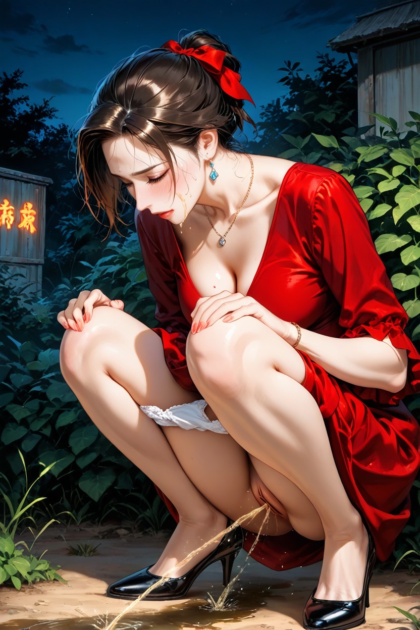 Looking To Frame, Desperation Pee, Detailed Hd Pussy Hentai AI Porn