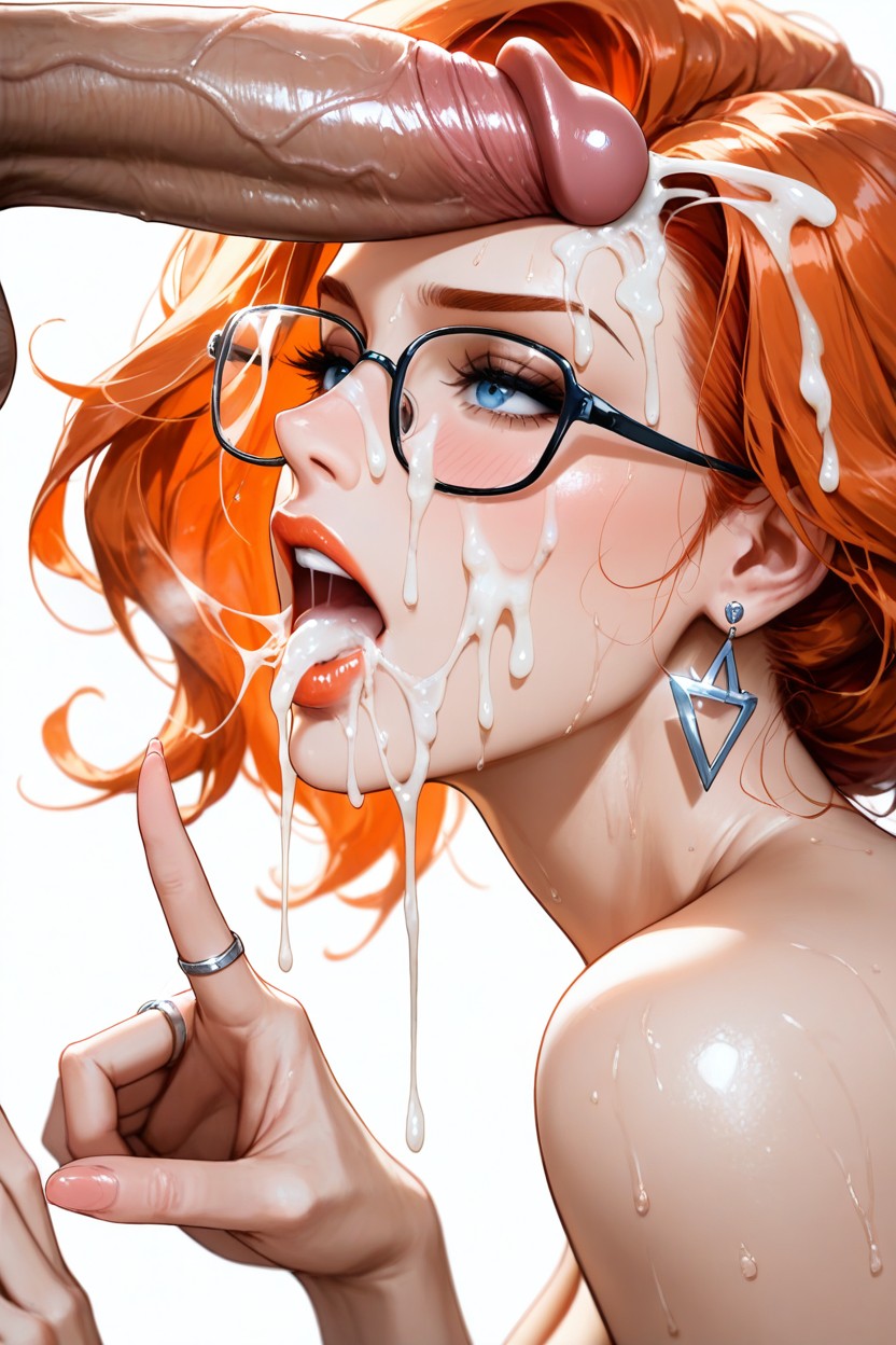 25+, +, Catching Cum In Mouth Hentai AI Porn