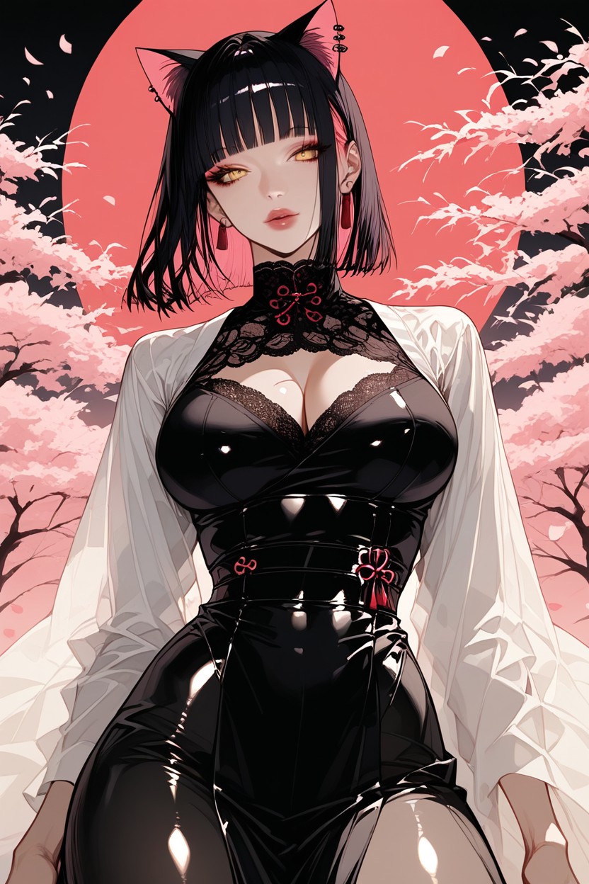 Ultra Detail, Bangs, Wind Effect Hentai IA