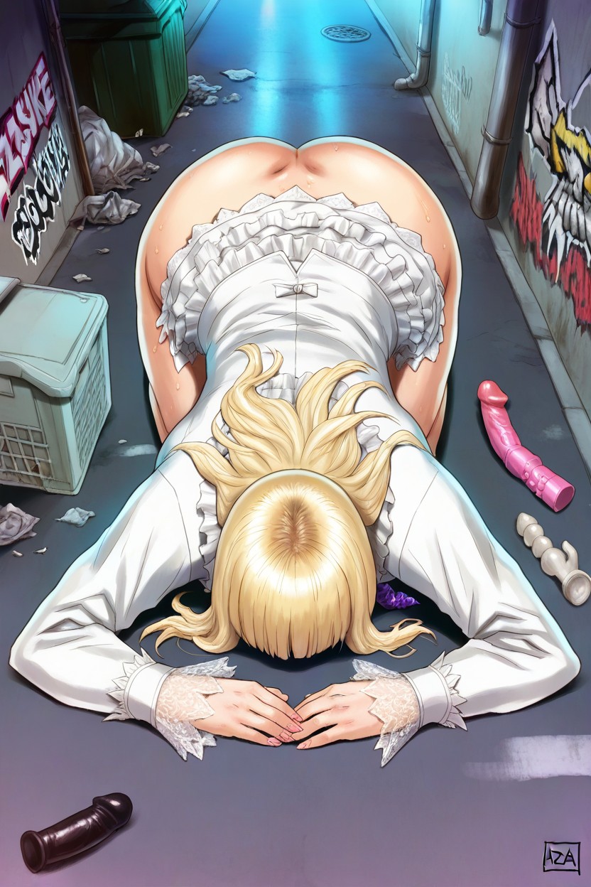 High Detailed, From Above, Azasuke Art Style Hentai IA