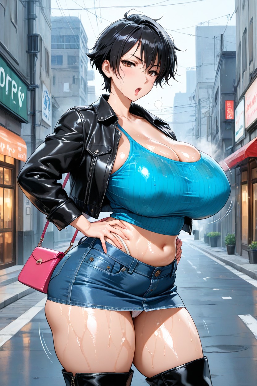 Perfect Face, Looking At Viewer, High Resolution Hentai IA