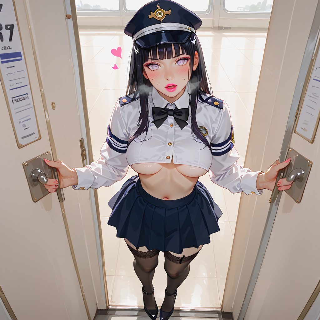 Slutty, Underboobs, Long Shot Hentai IA