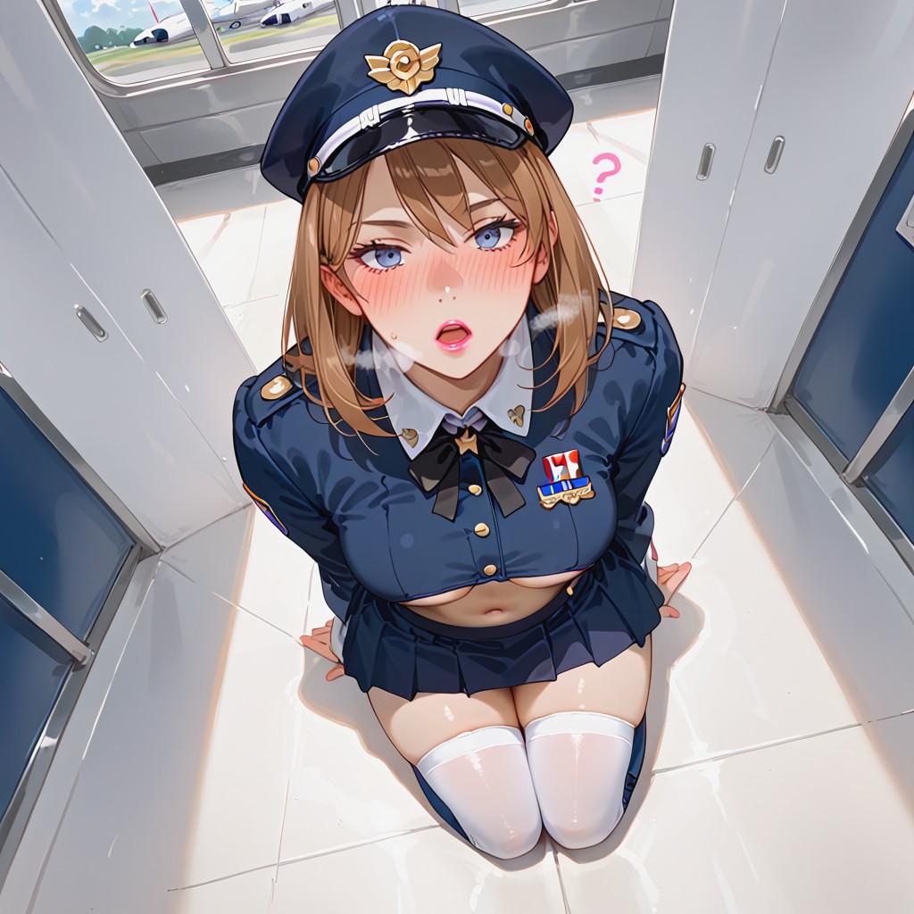 Slutty, Open Mouth Wide, Pechos Medianos Hentai IA