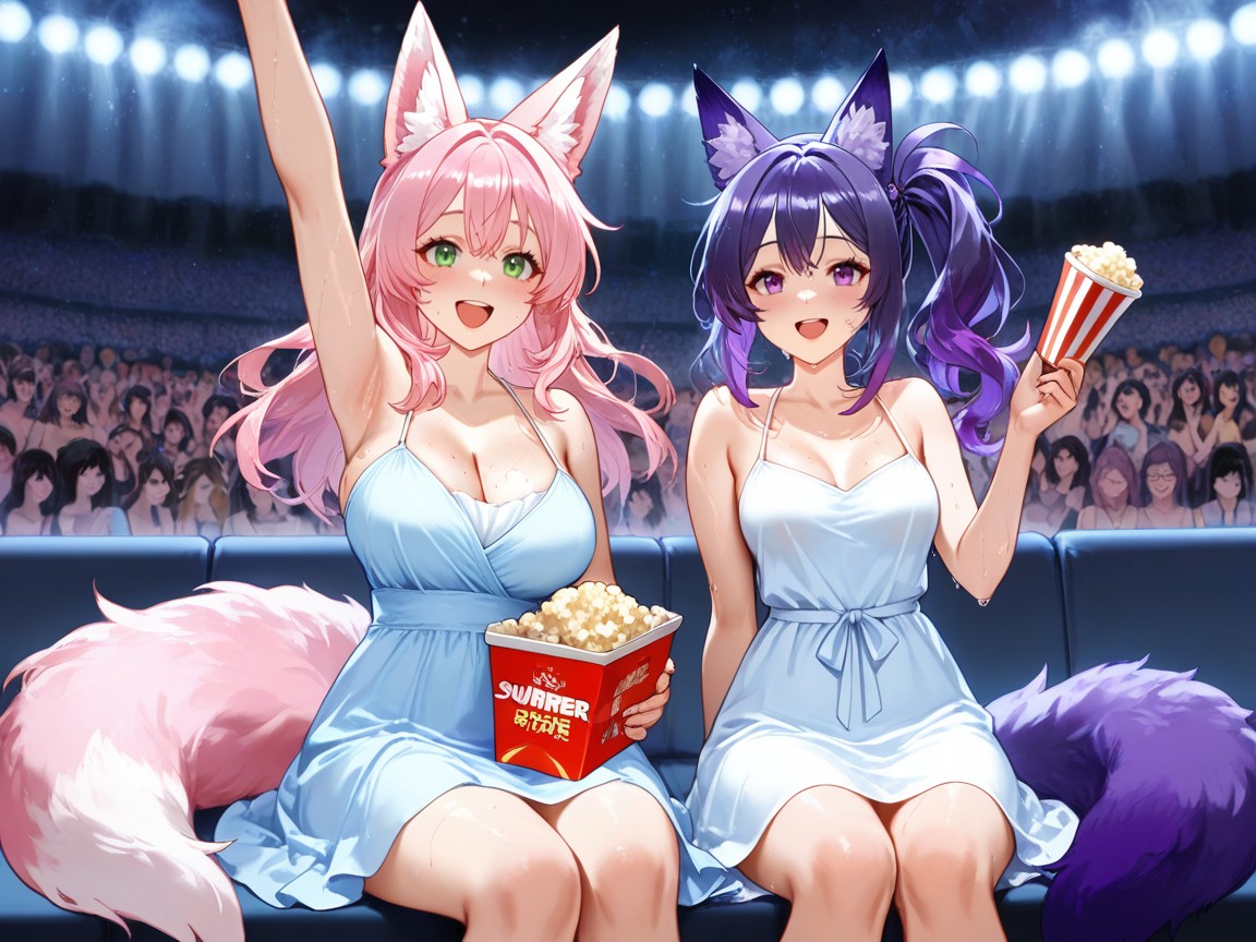 Wearing Summer Dresses, Newest, Happy Hentai IA
