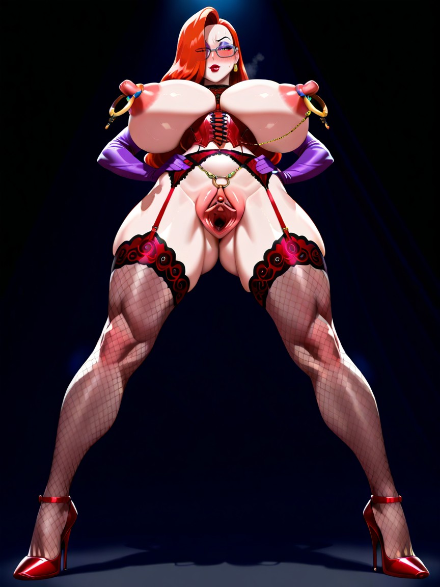 Full Body, Jessica Rabbit, Blushing Pussy Lips Hentai AI Porn
