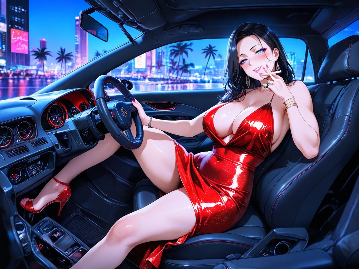 Sharp Features, Dark Cinematic Lighting, A Fantasy Atmosphere Hentai IA