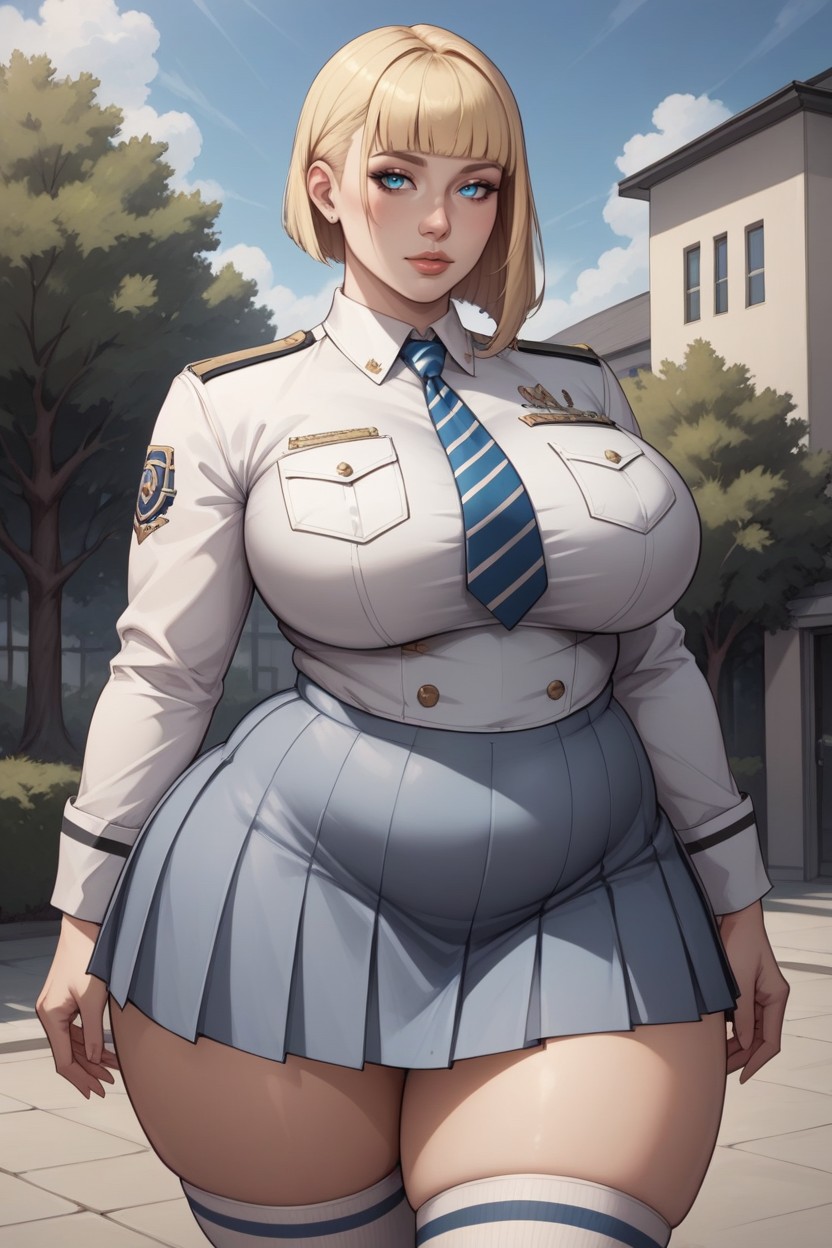 Thick, Bobcut, Thicc Hentai AI Porn