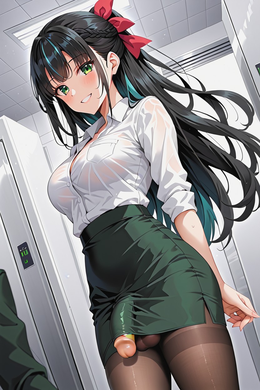 Side View, Perfect Body, Detailed Hentai IA
