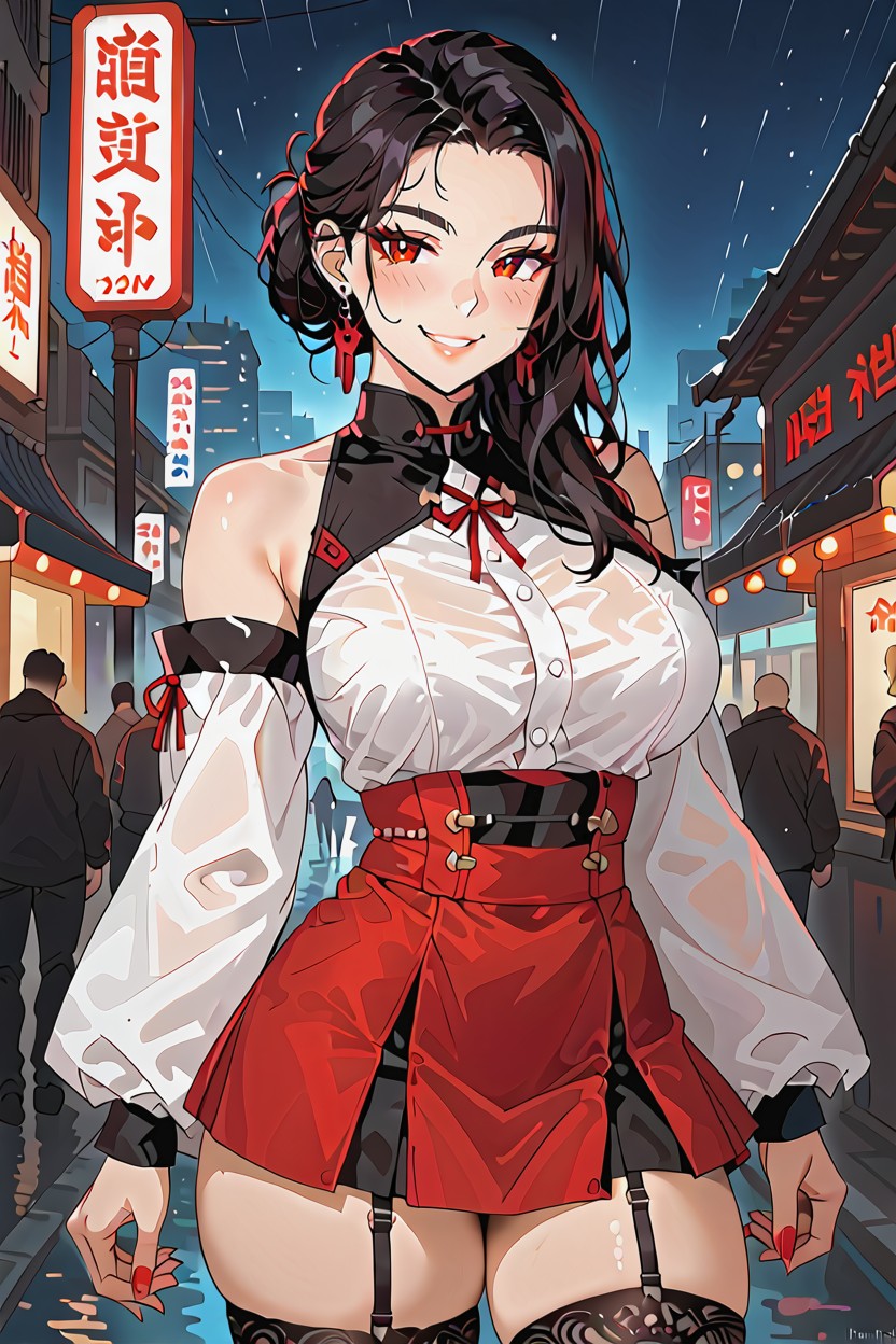 Large Breast, Android, Smug Expression Hentai AI Porn