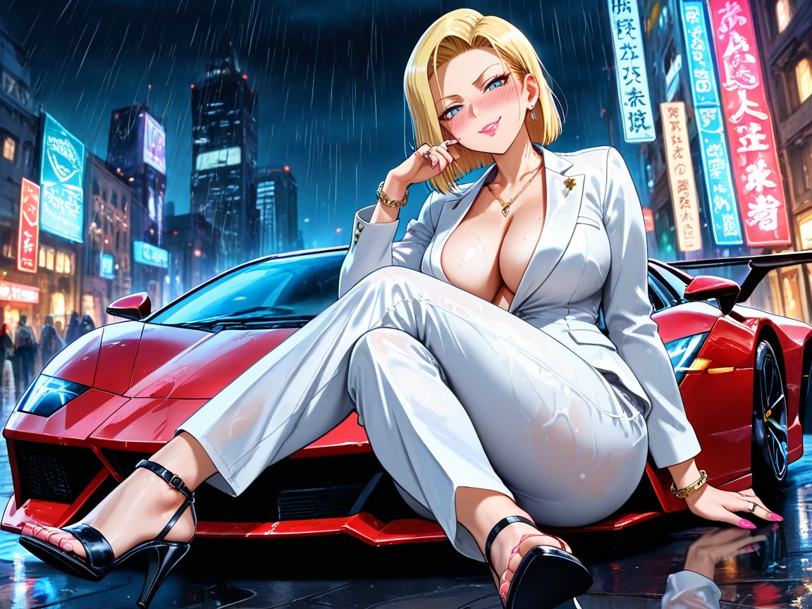 Dark Cinematic Lighting, Extremely Beautiful Woman, Rounded Ass Hentai AI Porn