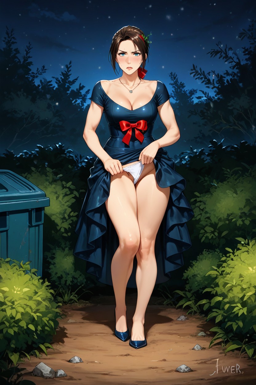 In The Bushes, Holiday, Standing Hentai AI Porn