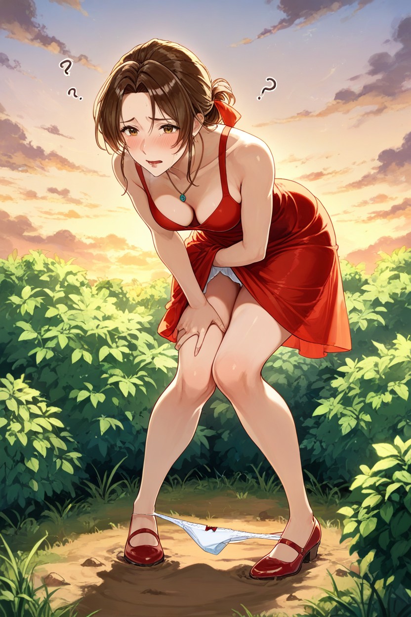 Very Close To Bush, In The Bushes, Shoes Hentai AI Porn