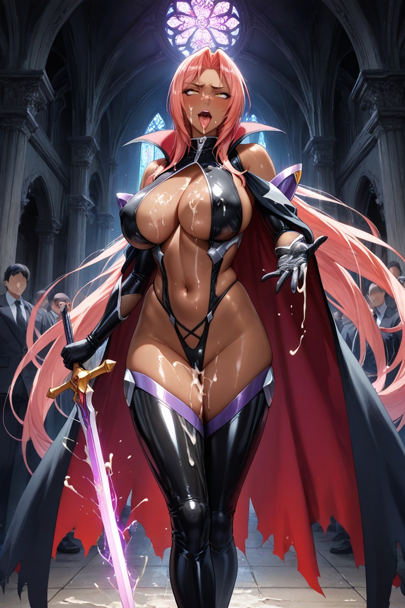 Bare Shoulders, Hideous Church, Midriff Hentai AI Porn