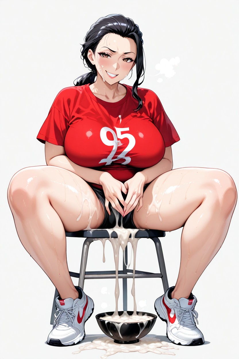 1 Persona, 30+, Pelo Negro Hentai IA