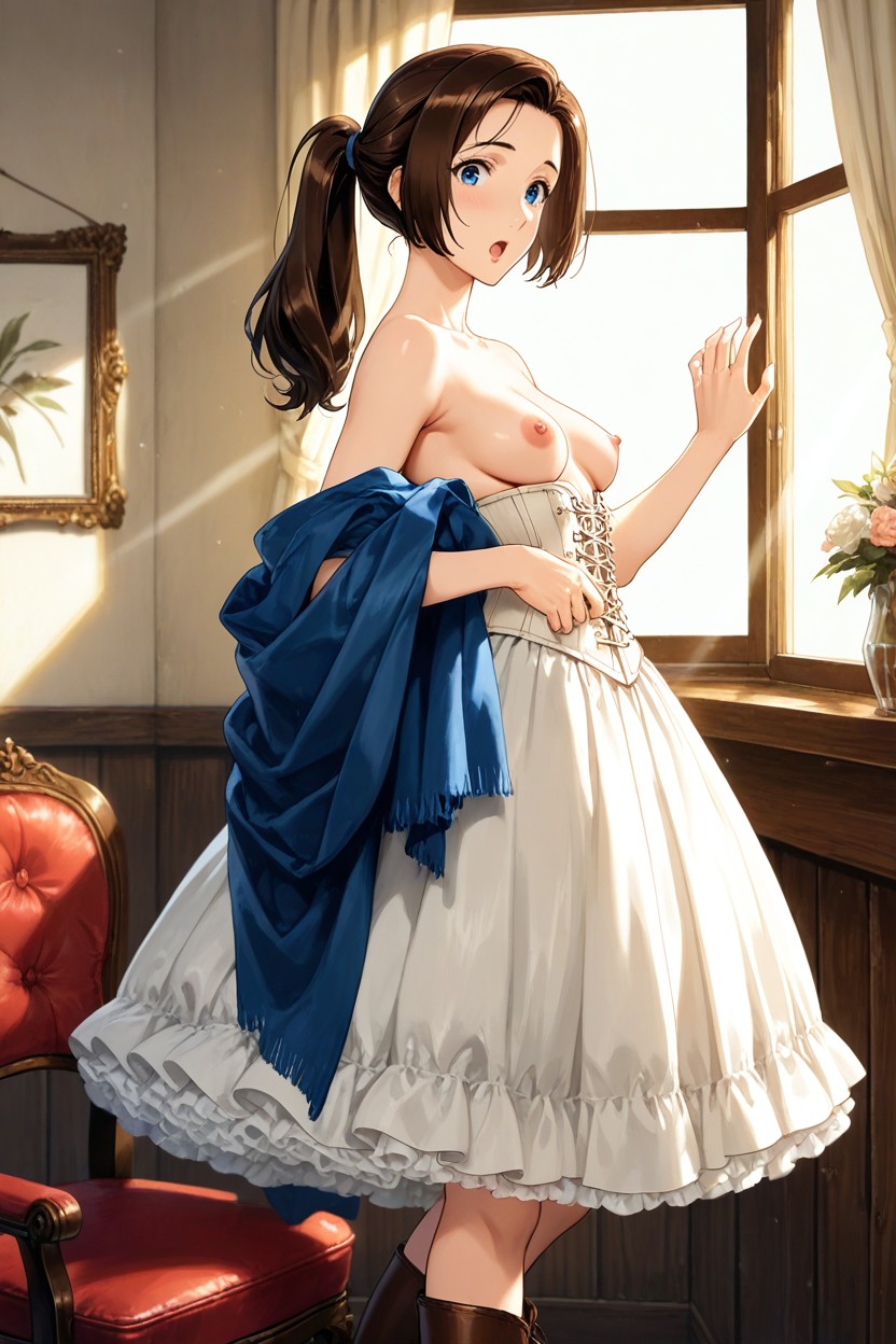 Warm Morning Sunlight, Soft Light, Shocked Hentai AI Porn