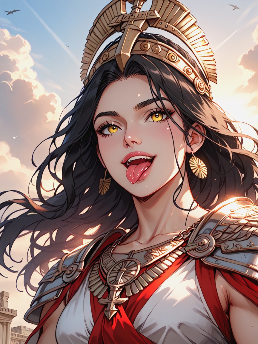 Golden Ancient Armor, Galloping, 18+ Hentai AI Porn
