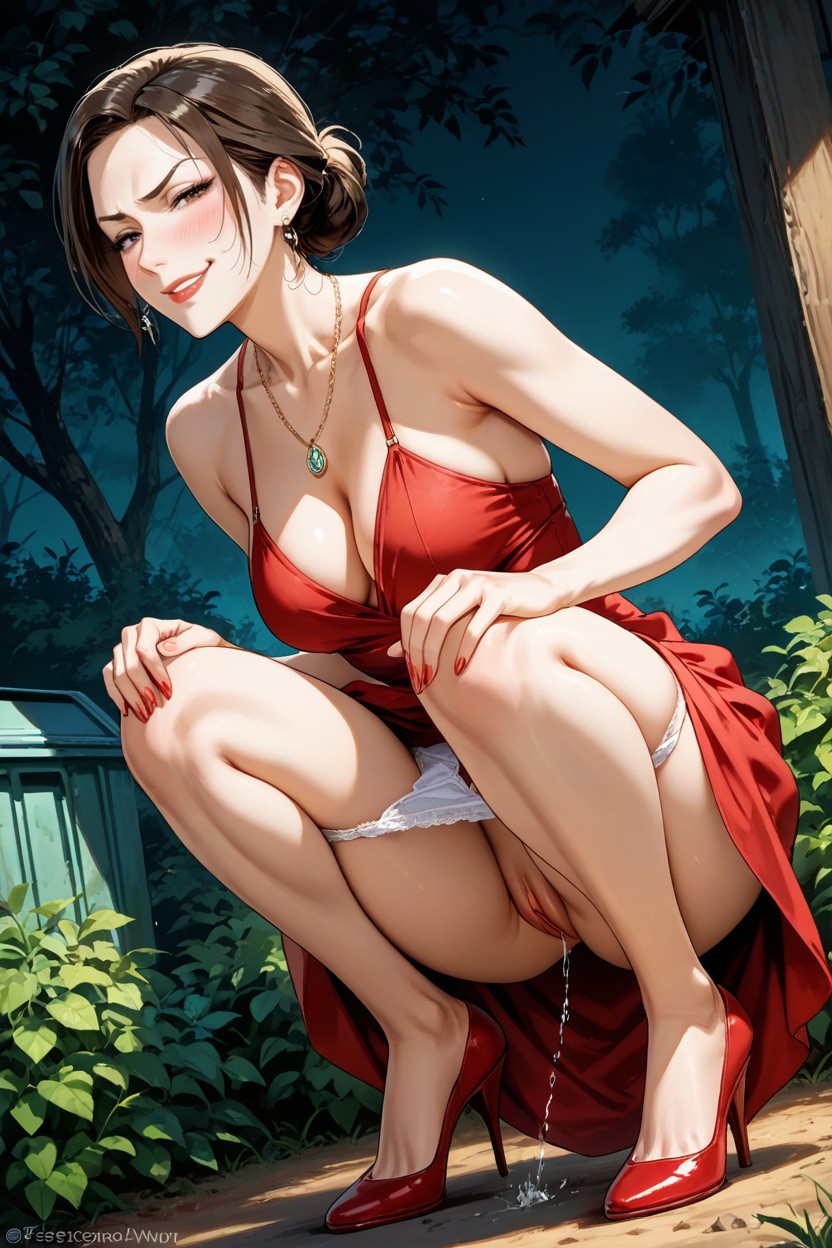 Skinny, 25+, Sexy Legs And Pussy Hentai AI Porn