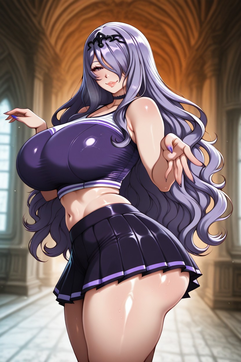 Hyper Sexy Body, Standing, Skinny Hentai AI Porn