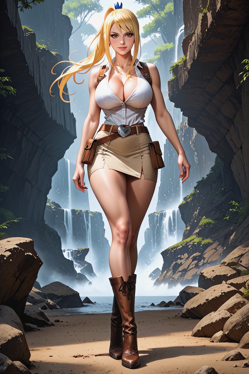 Soft Shadows, Hyperrealistic, Sleeveless Hentai AI Porn