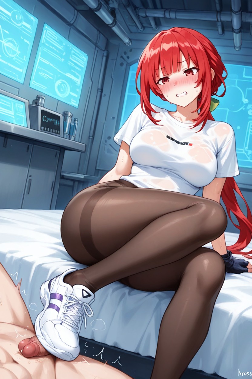 Red Eyes, Multi-layered Irises, Laboratory Hentai AI Porn