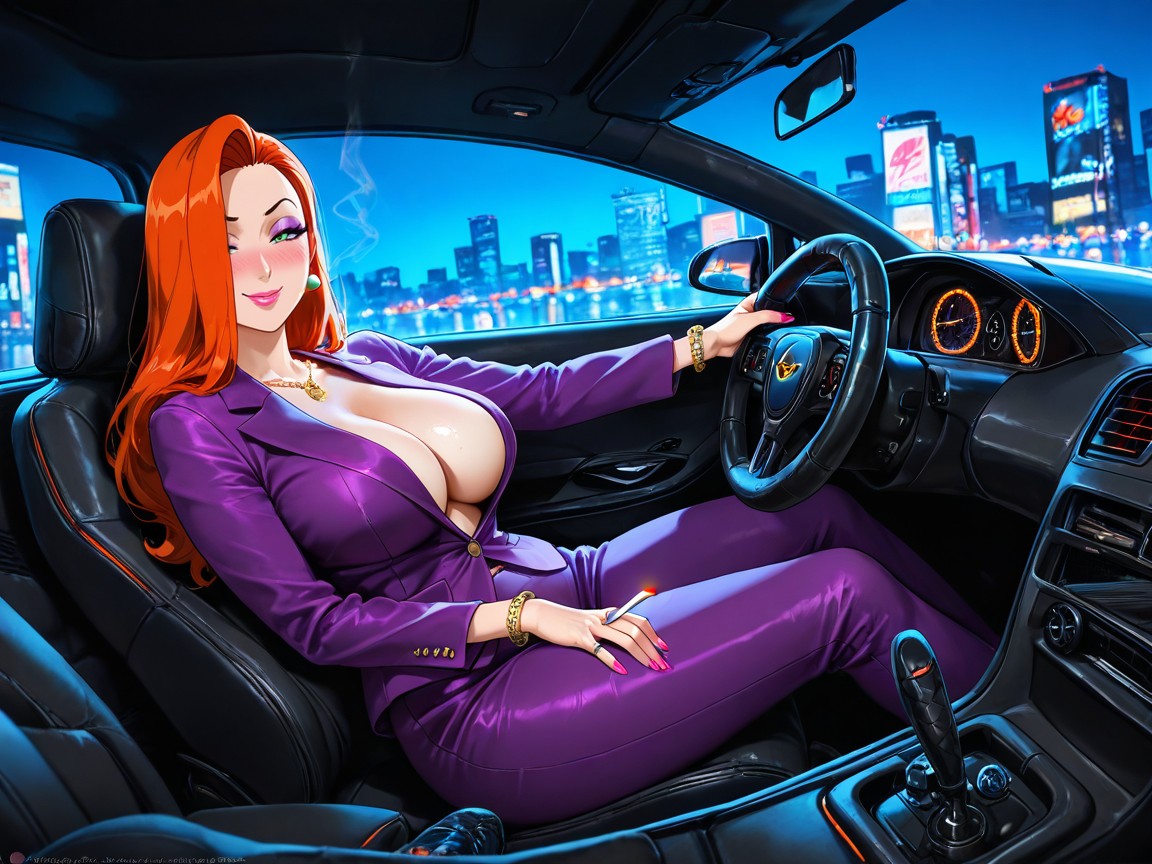 A Fantasy Atmosphere, Pink Nails, Makeup Hentai AI Porn