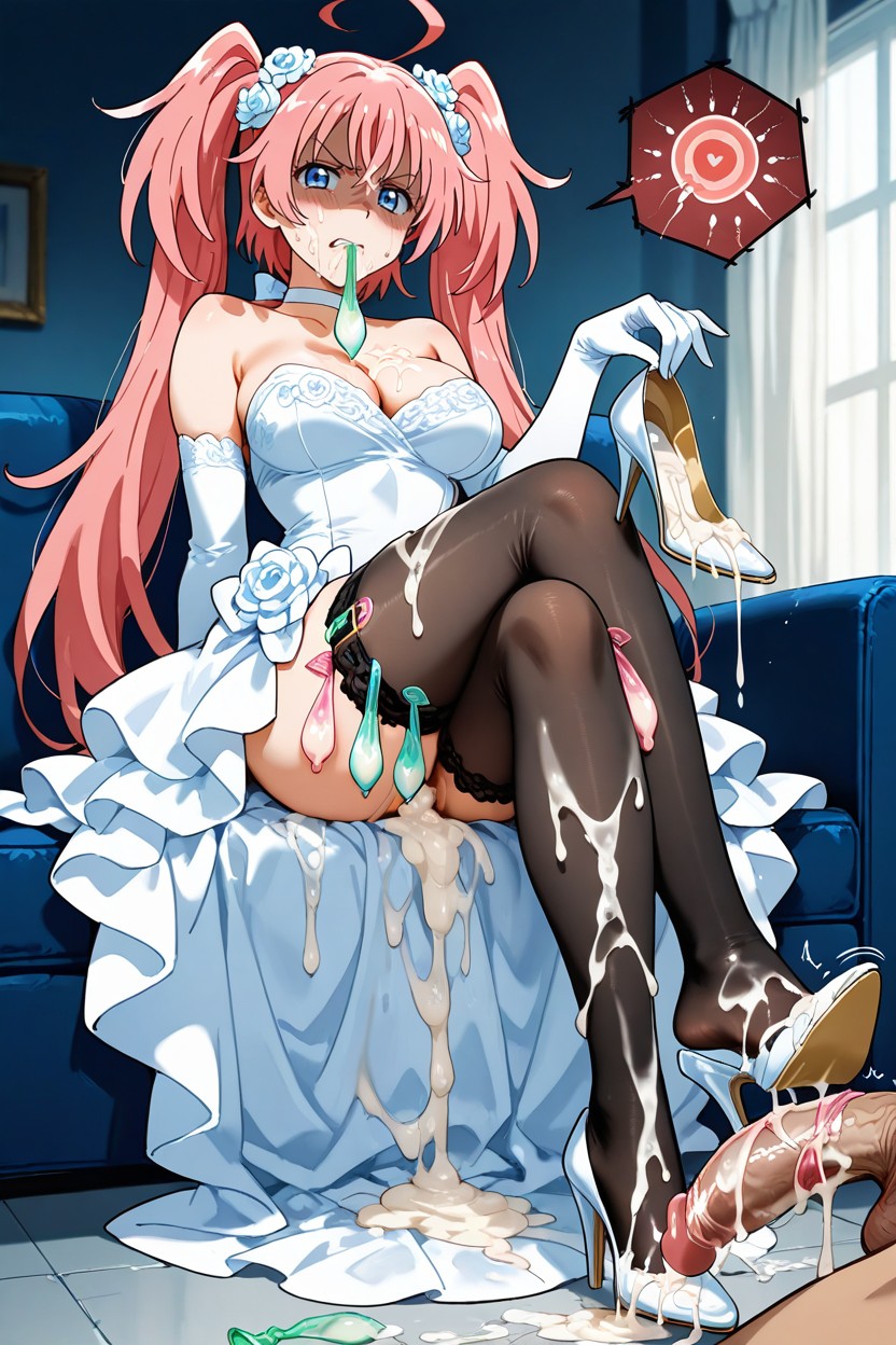 Cum On Shoes, Cum On Clothes, Holding Shoe Hentai KI Porno