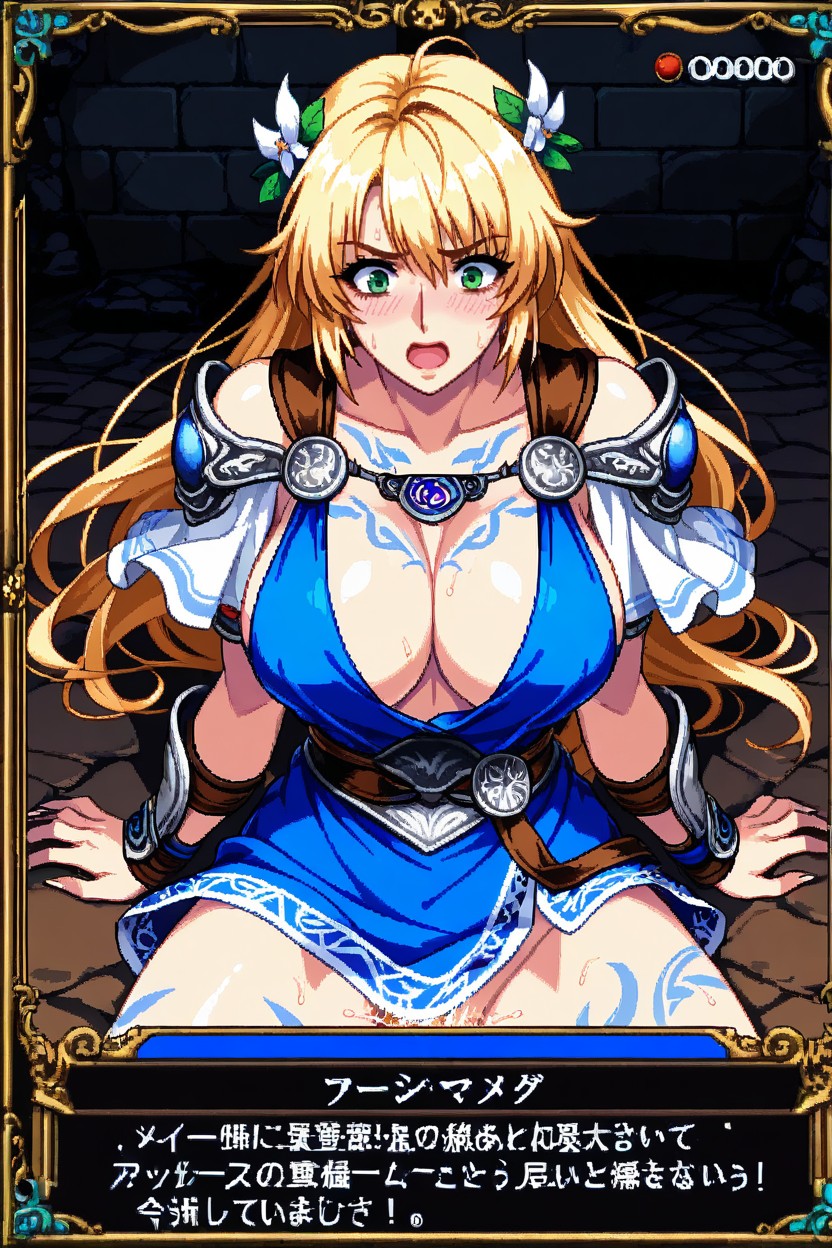 Pale Man Is Beautiful, Sophitia Alexandra, Battle Screen Style Hentai KI Porno