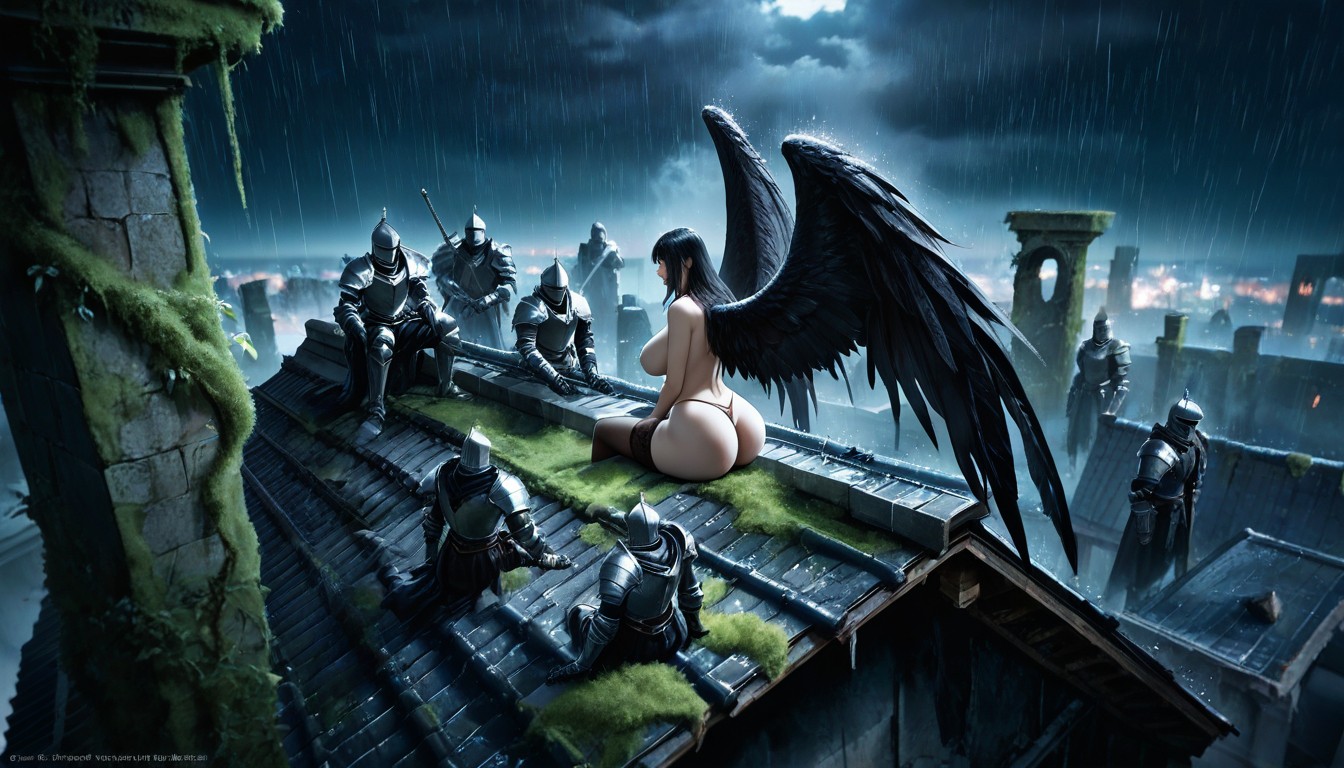 Stockings, Dark Fantasy Aesthetic, Photorealistic Hentai AI Porn