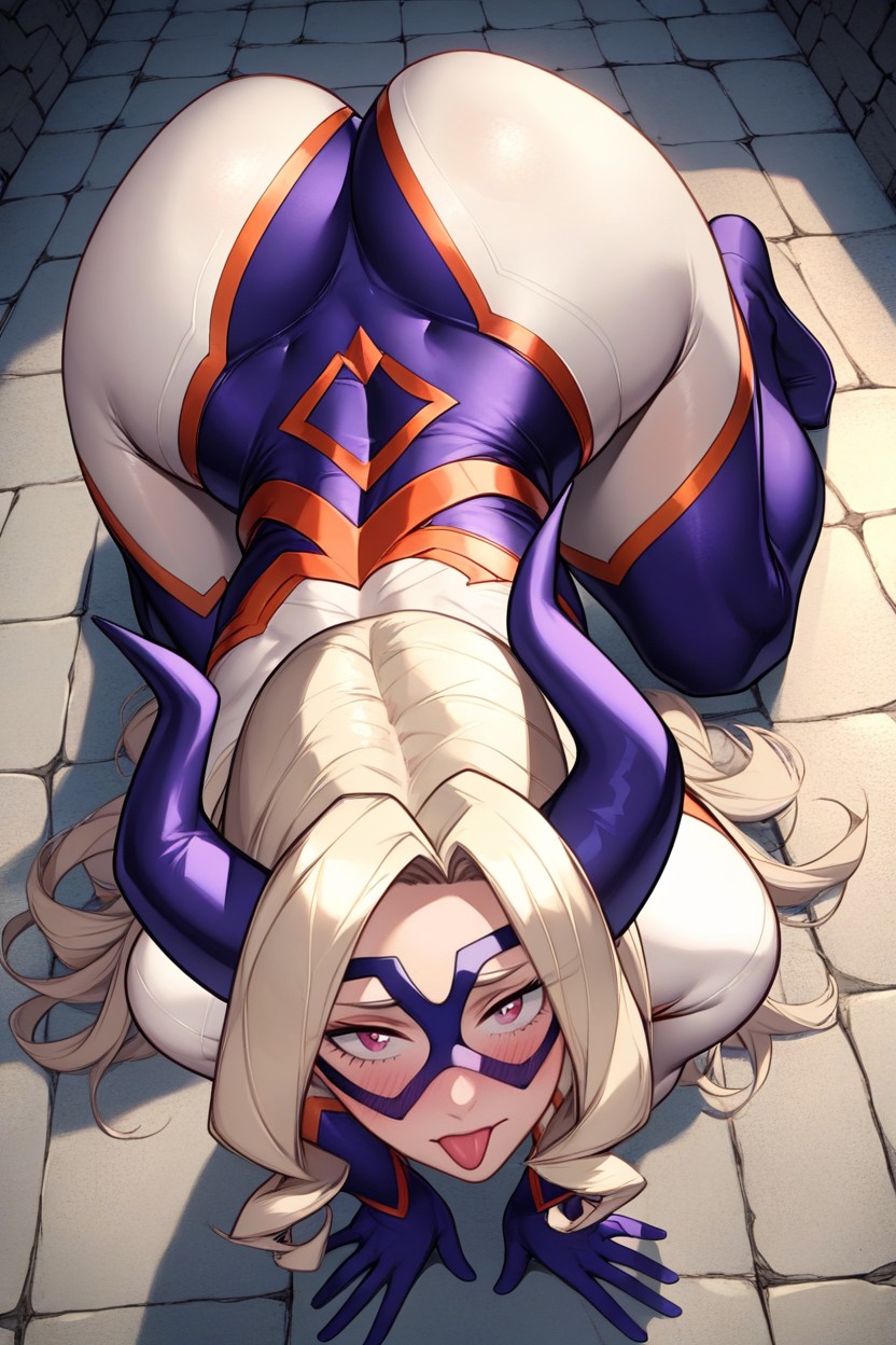 Clothed, Soft Thighs, Massive Breasts AI黄漫
