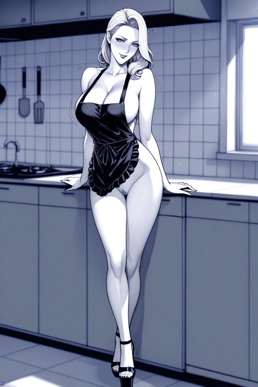 Full Body, Seductive, Nude Hentai AI Porn