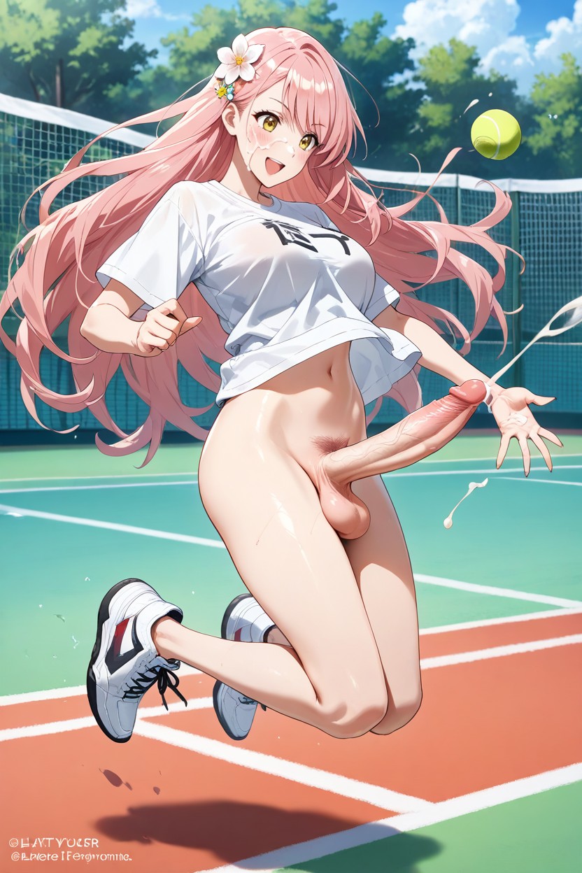 Veiny Penis, Futanari, Very Long Penis Hentai AI Porn