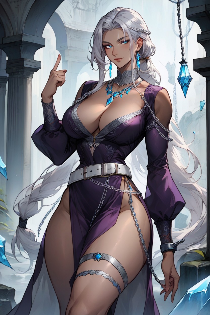 Wide Hips, Confident, Chains Hentai IA